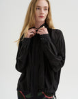 Stripe Top, Dark Brown