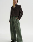 Pleated Pant, Sage