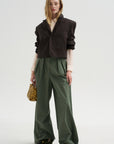 Pleated Pant, Sage