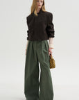 Pleated Pant, Sage