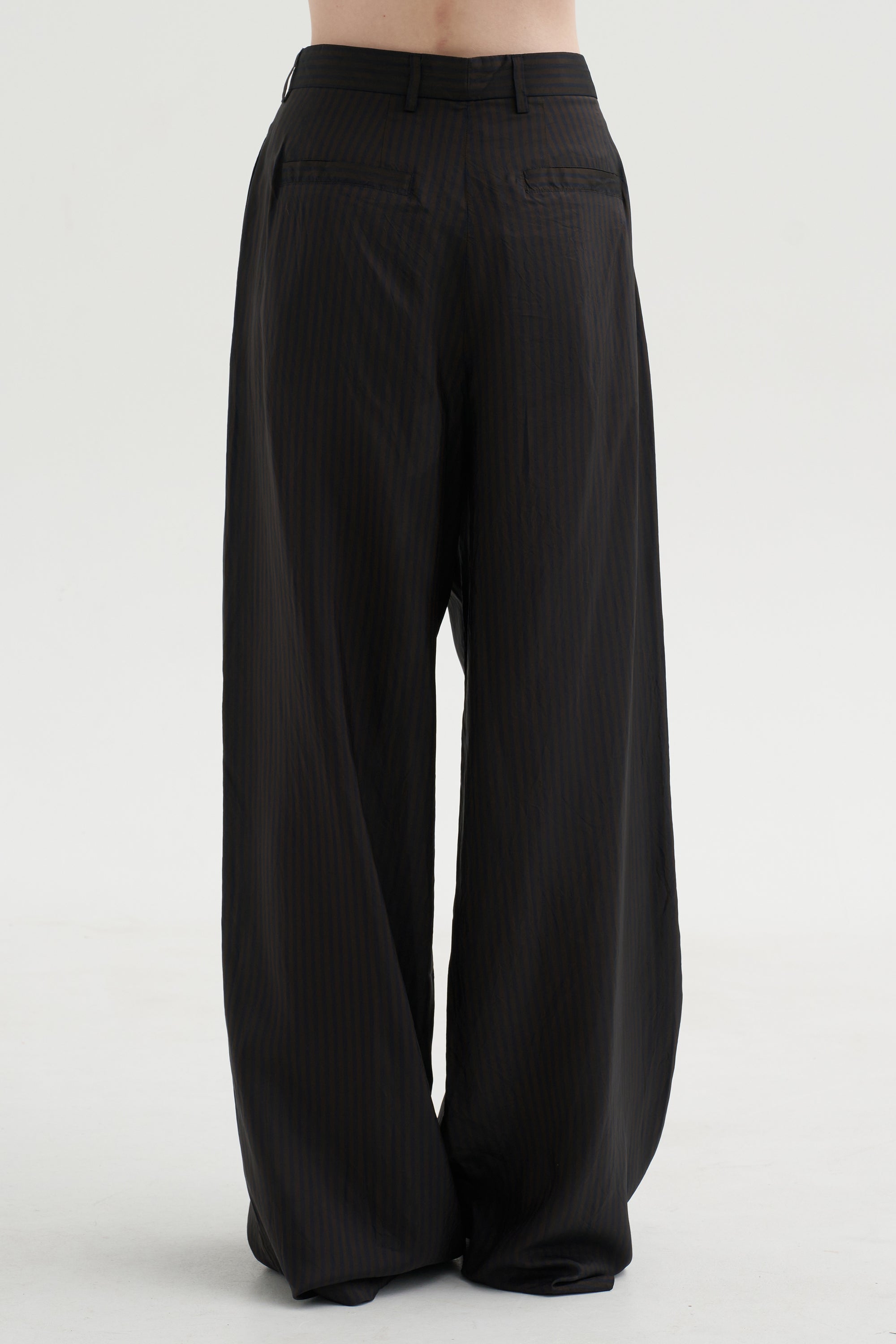 Stripe Pants, Dark Brown