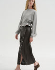 Long Sleeve Sweatshirt, Grey Melange