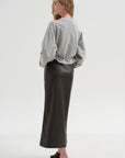 Long Sleeve Sweatshirt, Grey Melange