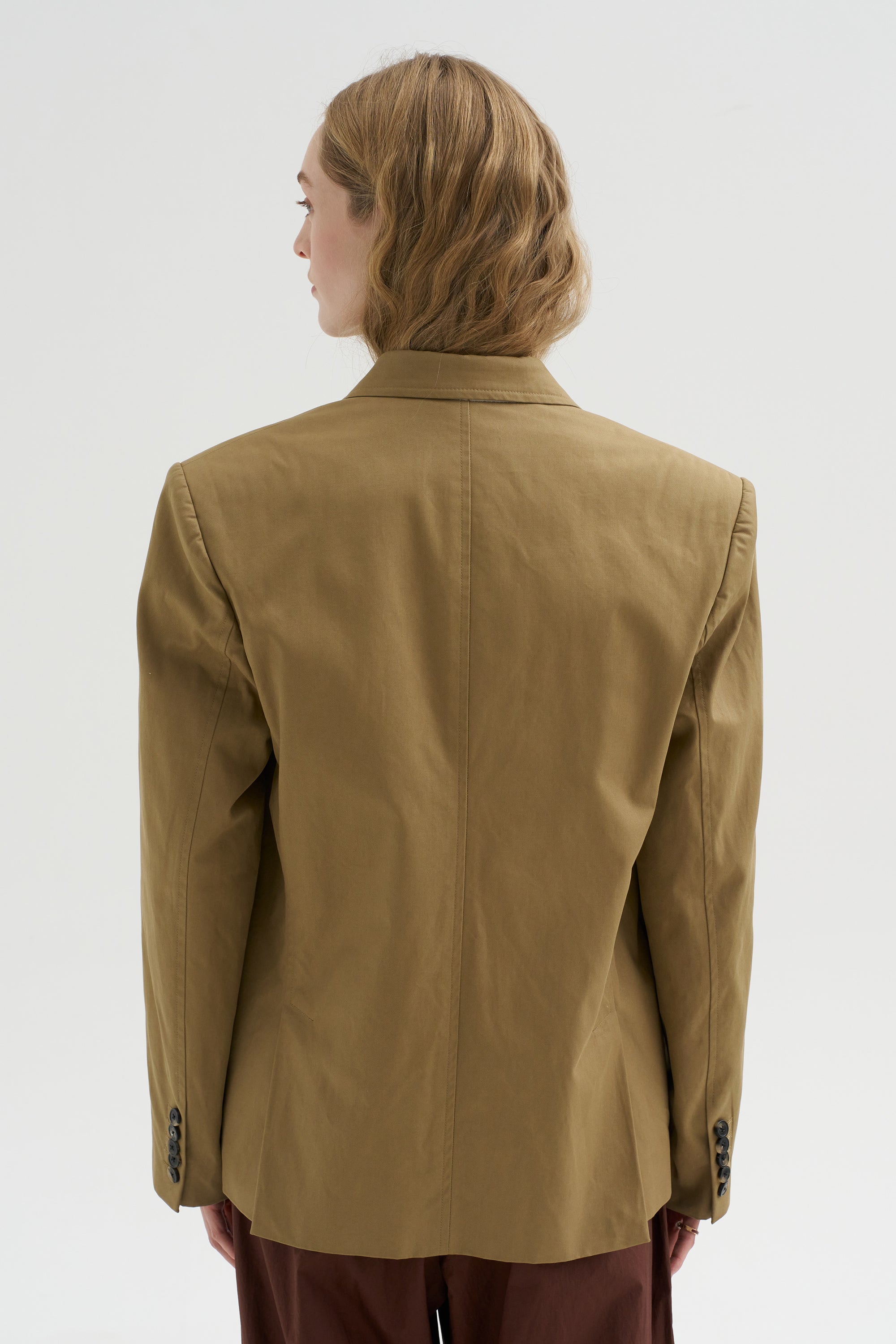 Double-Breasted Jacket, Camel