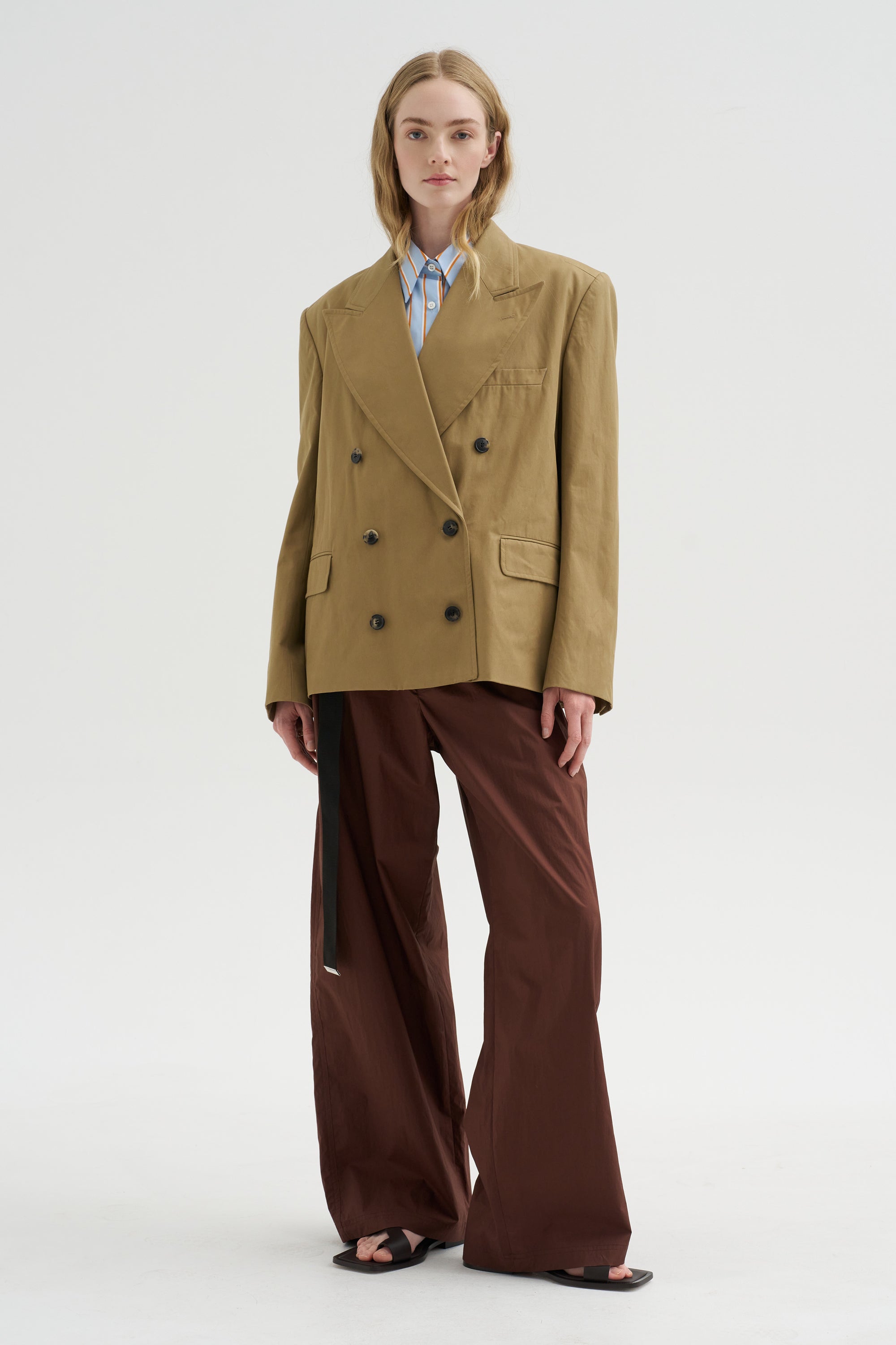 Double-Breasted Jacket, Camel