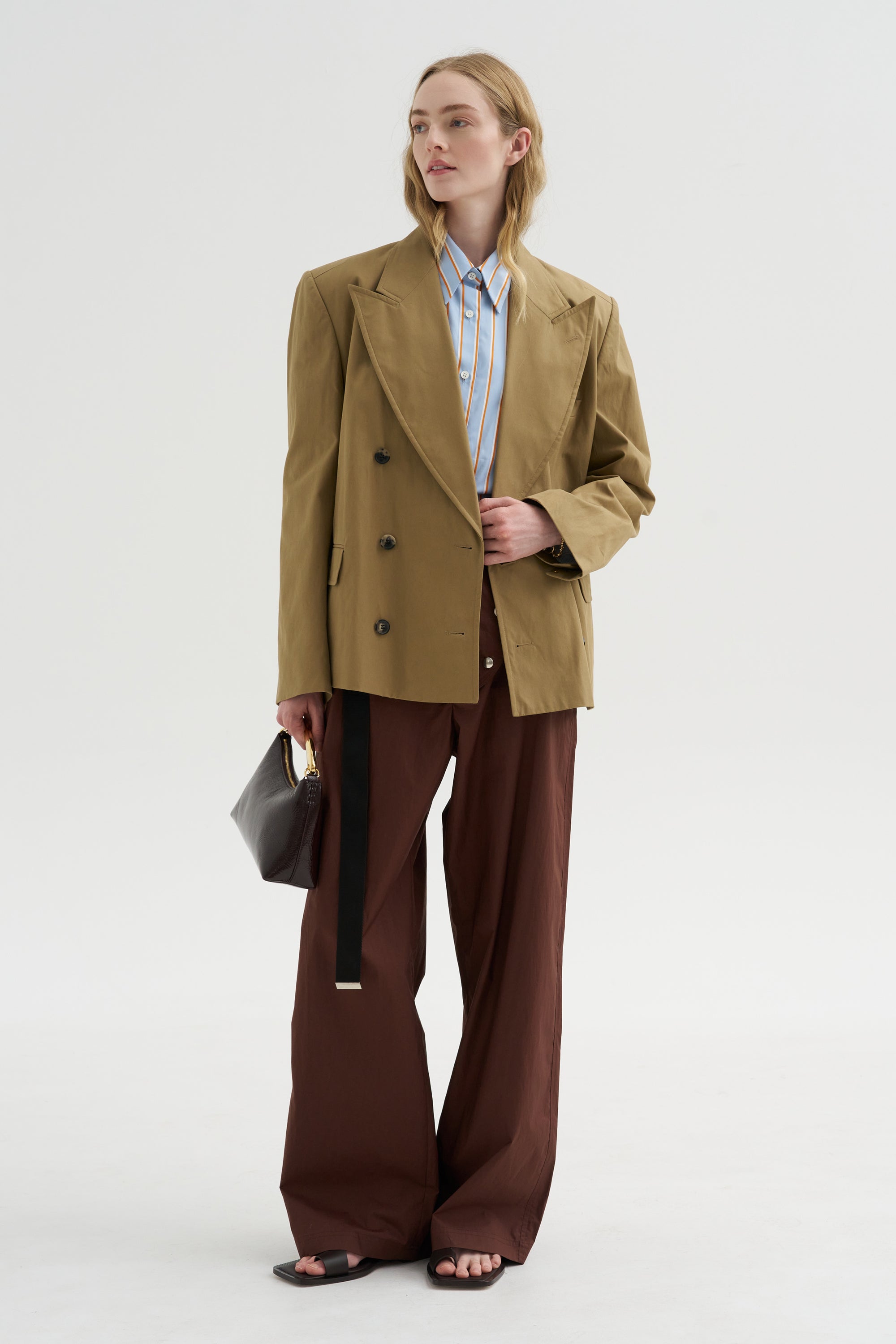 Double-Breasted Jacket, Camel