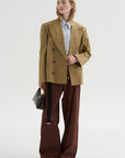 Double-Breasted Jacket, Camel
