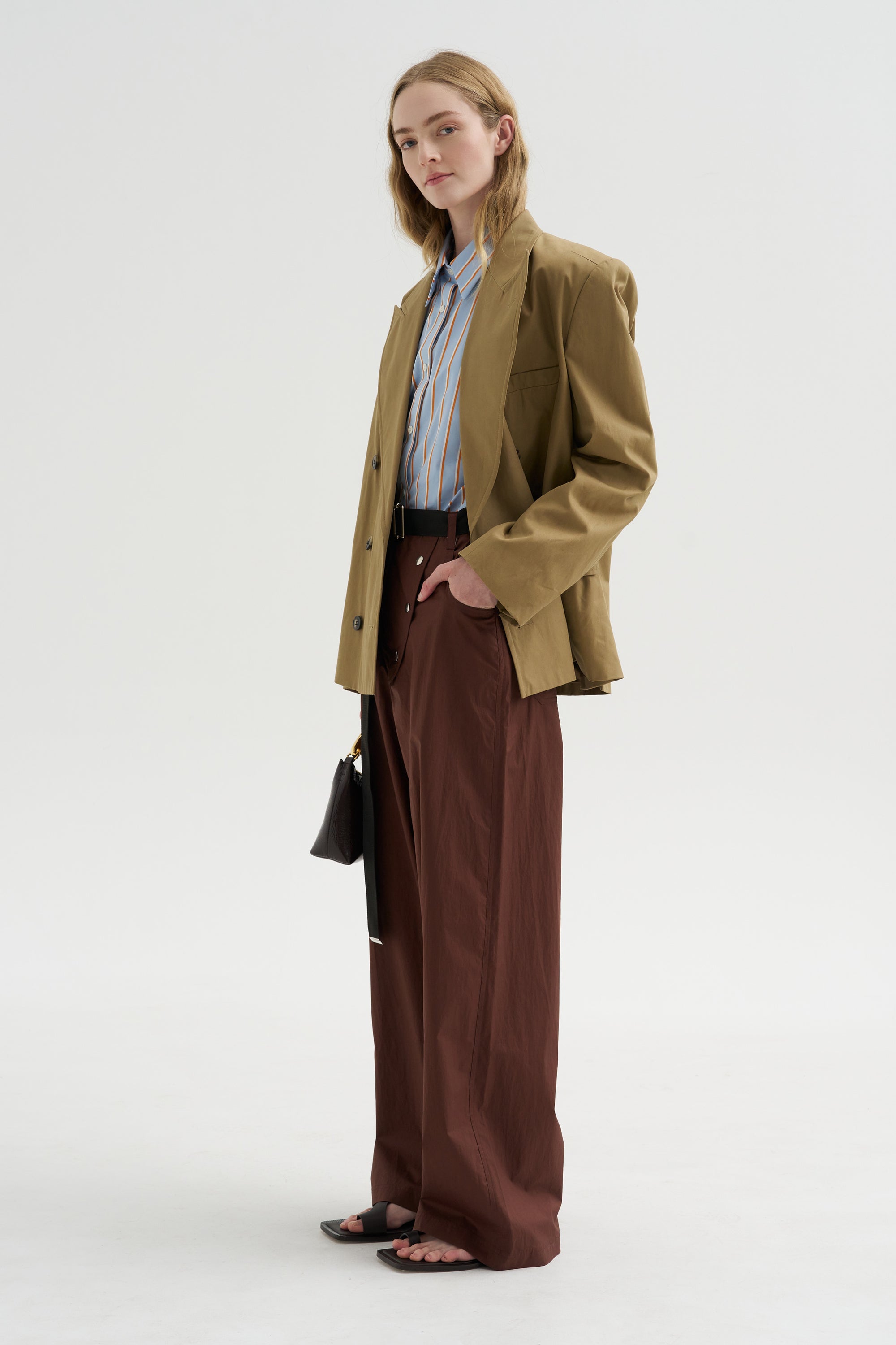 Double-Breasted Jacket, Camel