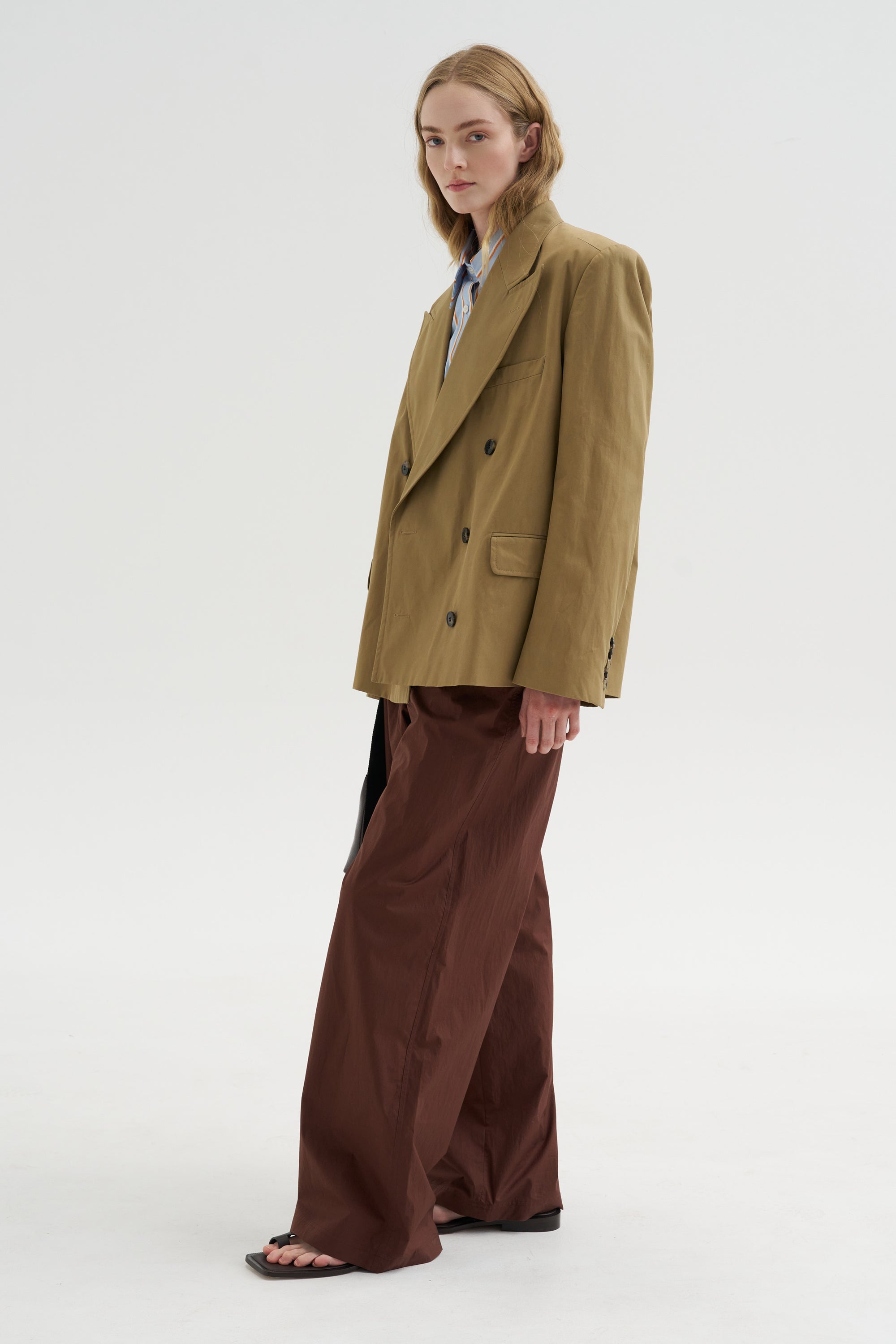 Double-Breasted Jacket, Camel