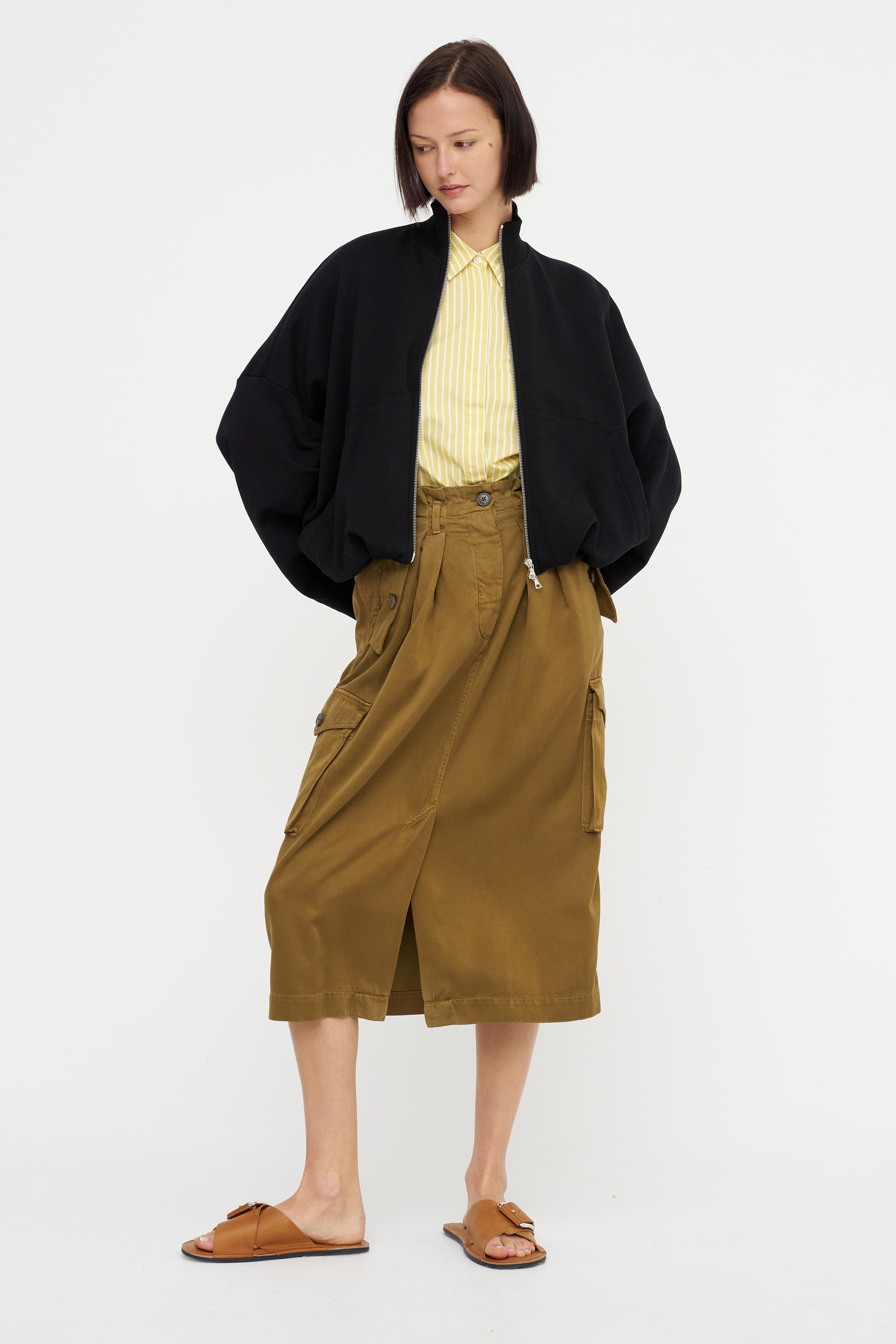 Fitted Button-Down, Yellow