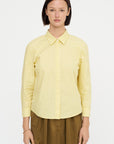 Fitted Button-Down, Yellow