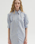Stripe Button-Down, Light Blue