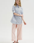 Stripe Button-Down, Light Blue