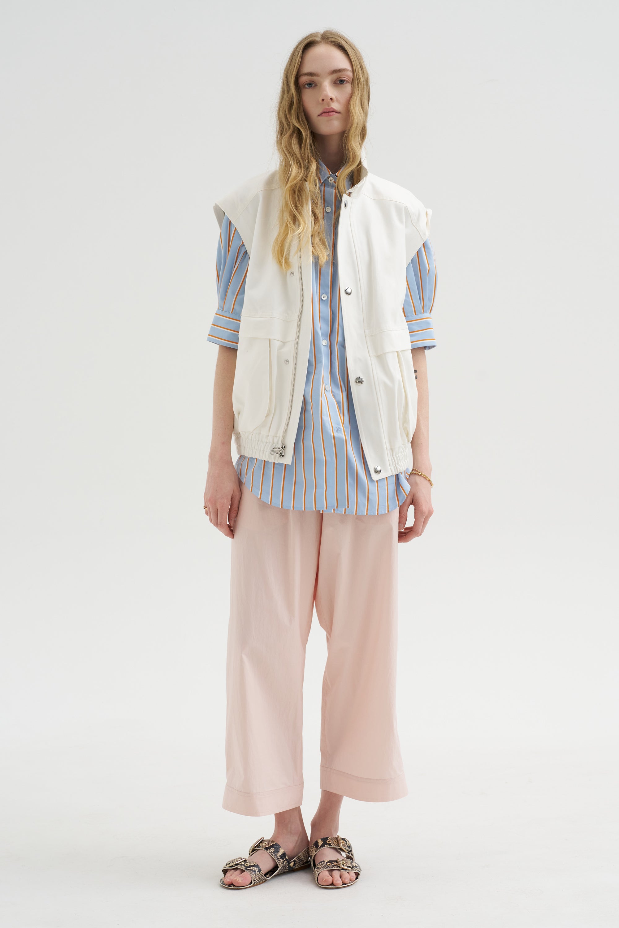 Stripe Button-Down, Light Blue