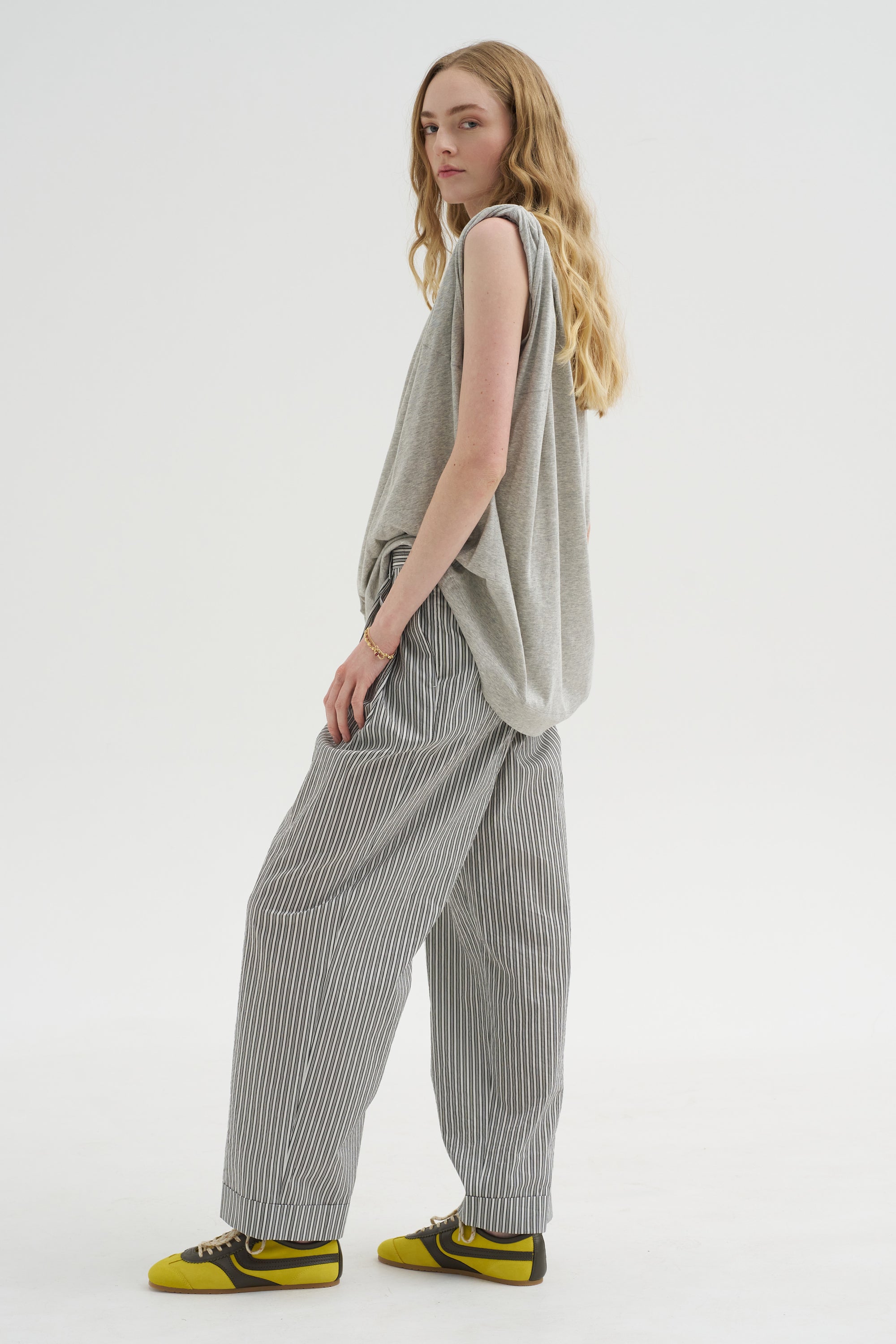 Stripe Pant, Black