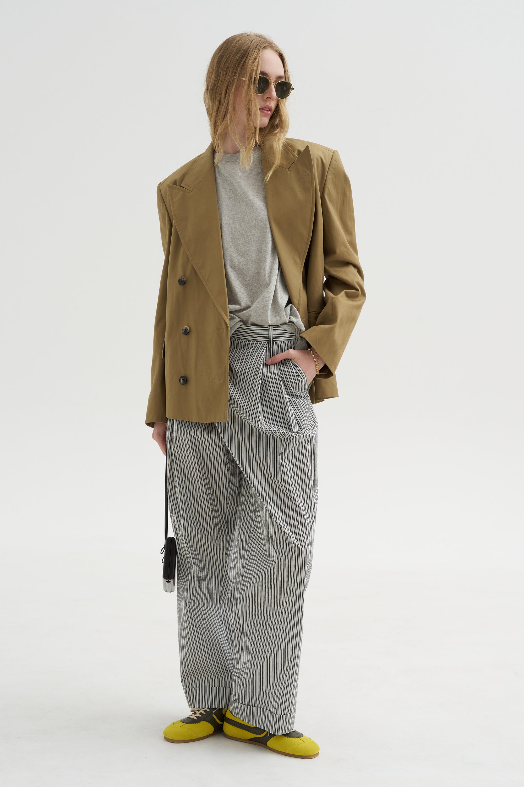 Stripe Pant, Black