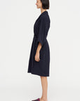 V-Neck Dress, Midnight