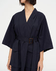 V-Neck Dress, Midnight