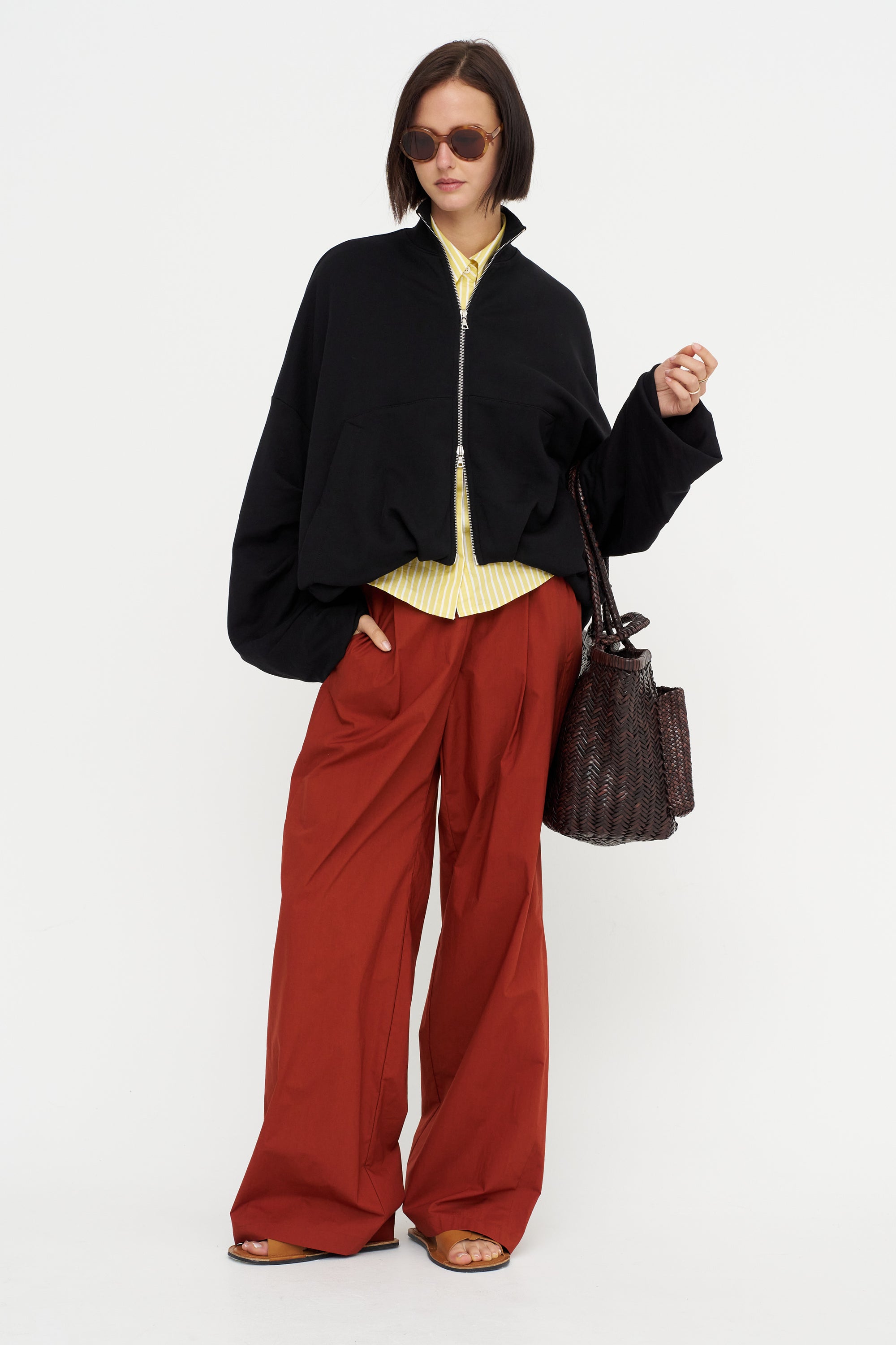 Sweatshirt Jacket, Black