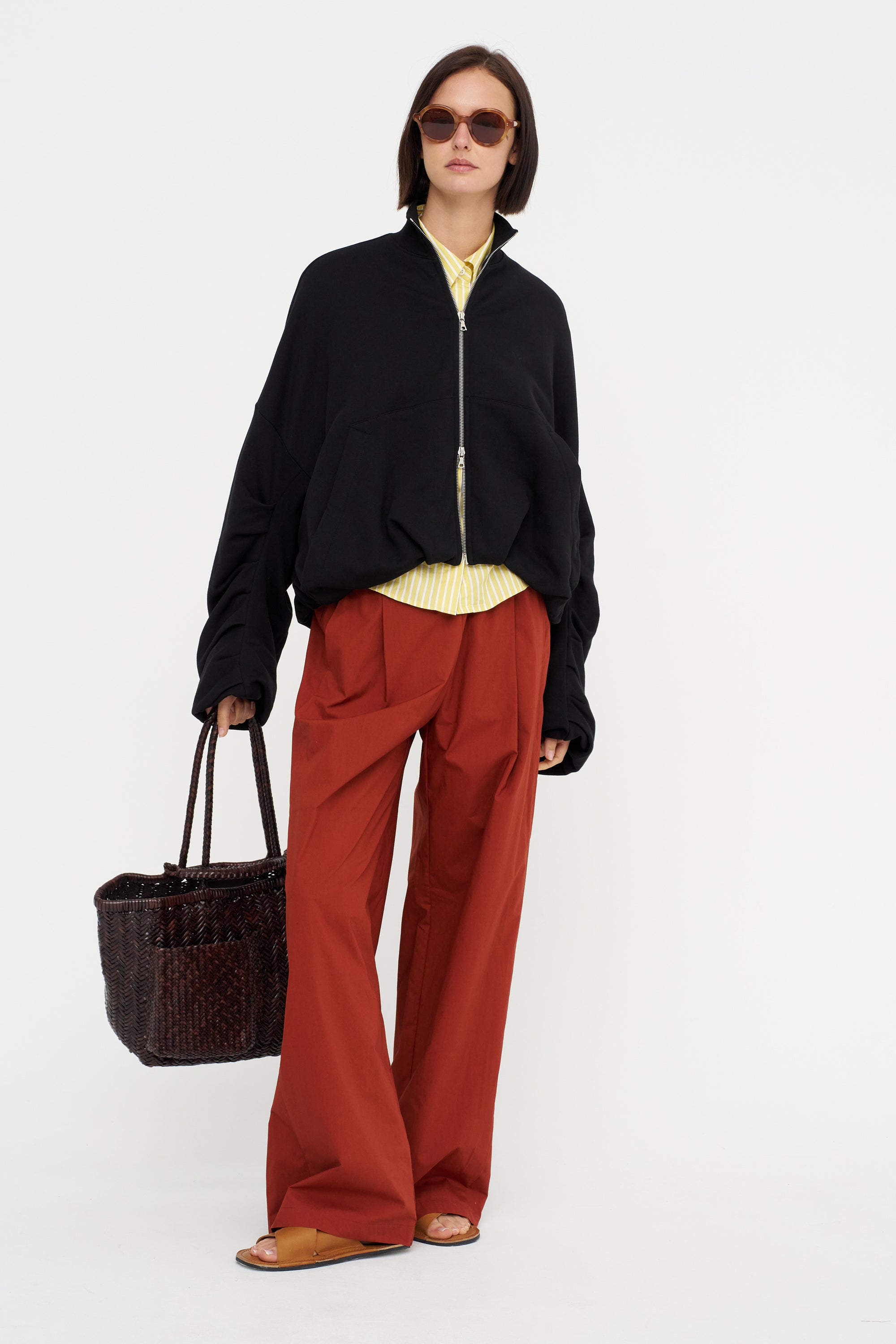 Sweatshirt Jacket, Black