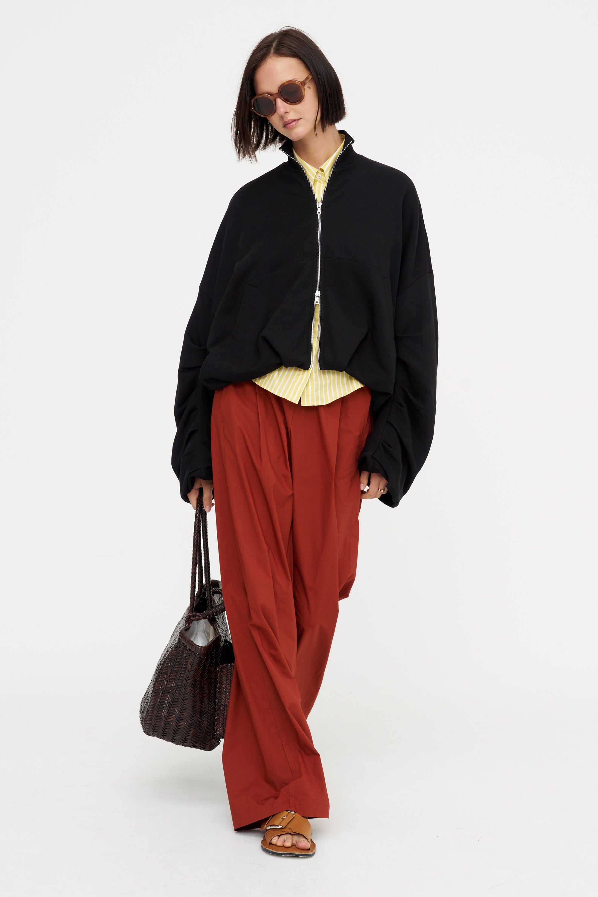 Sweatshirt Jacket, Black