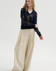 V-Neckline Sweater, Navy