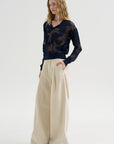 V-Neckline Sweater, Navy