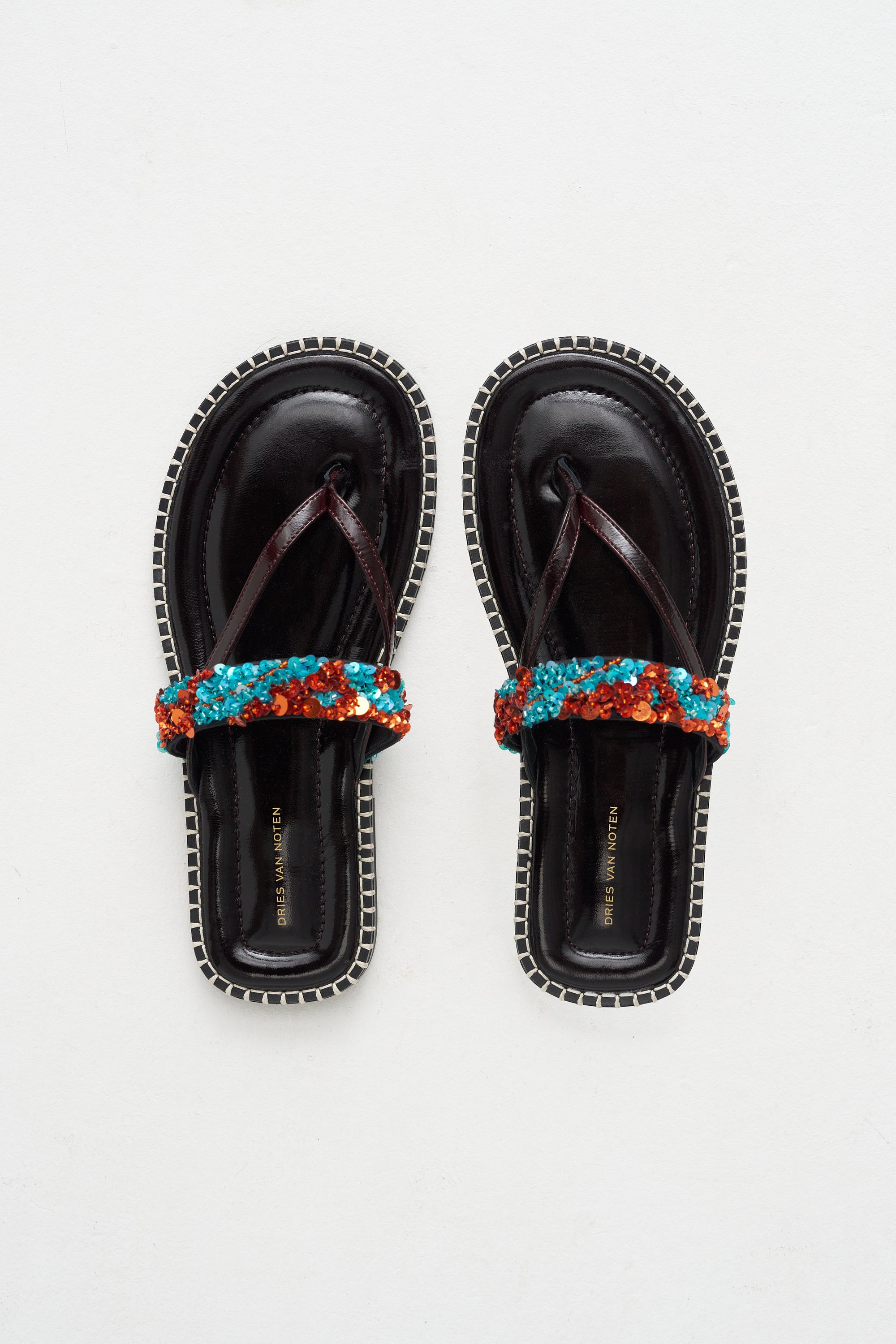 Embellished Sandal, Turquoise