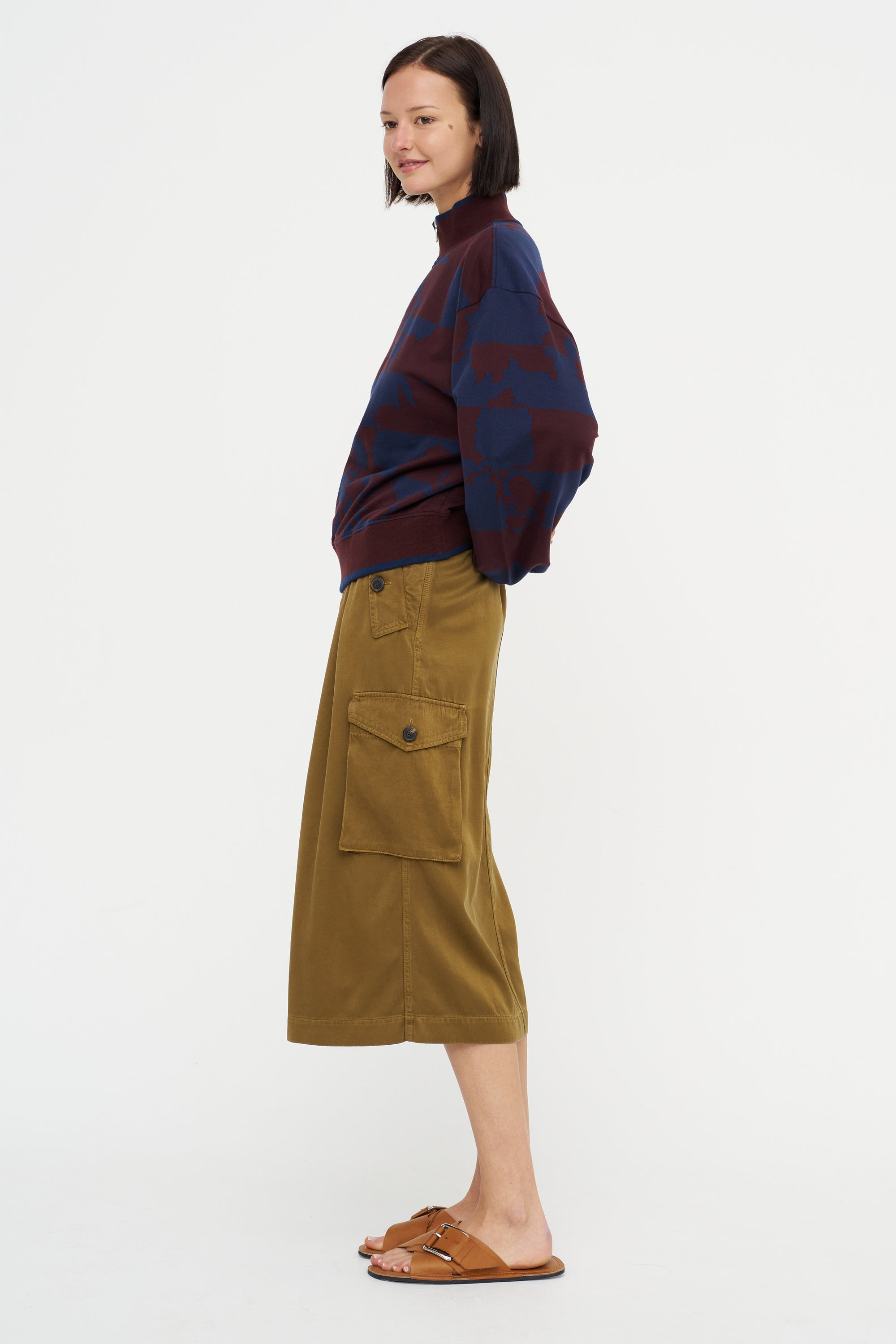 Straight Skirt, Umber
