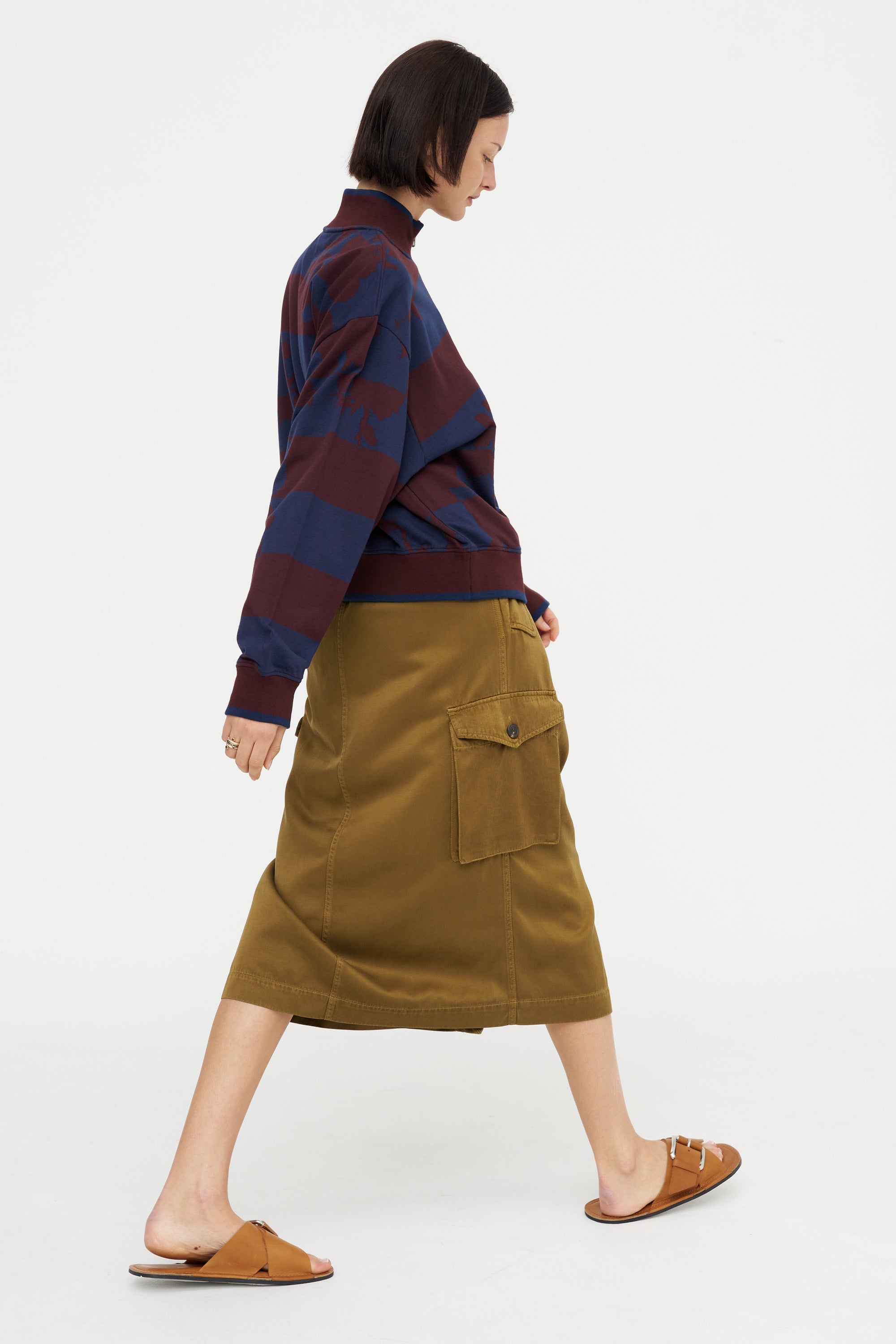 Straight Skirt, Umber
