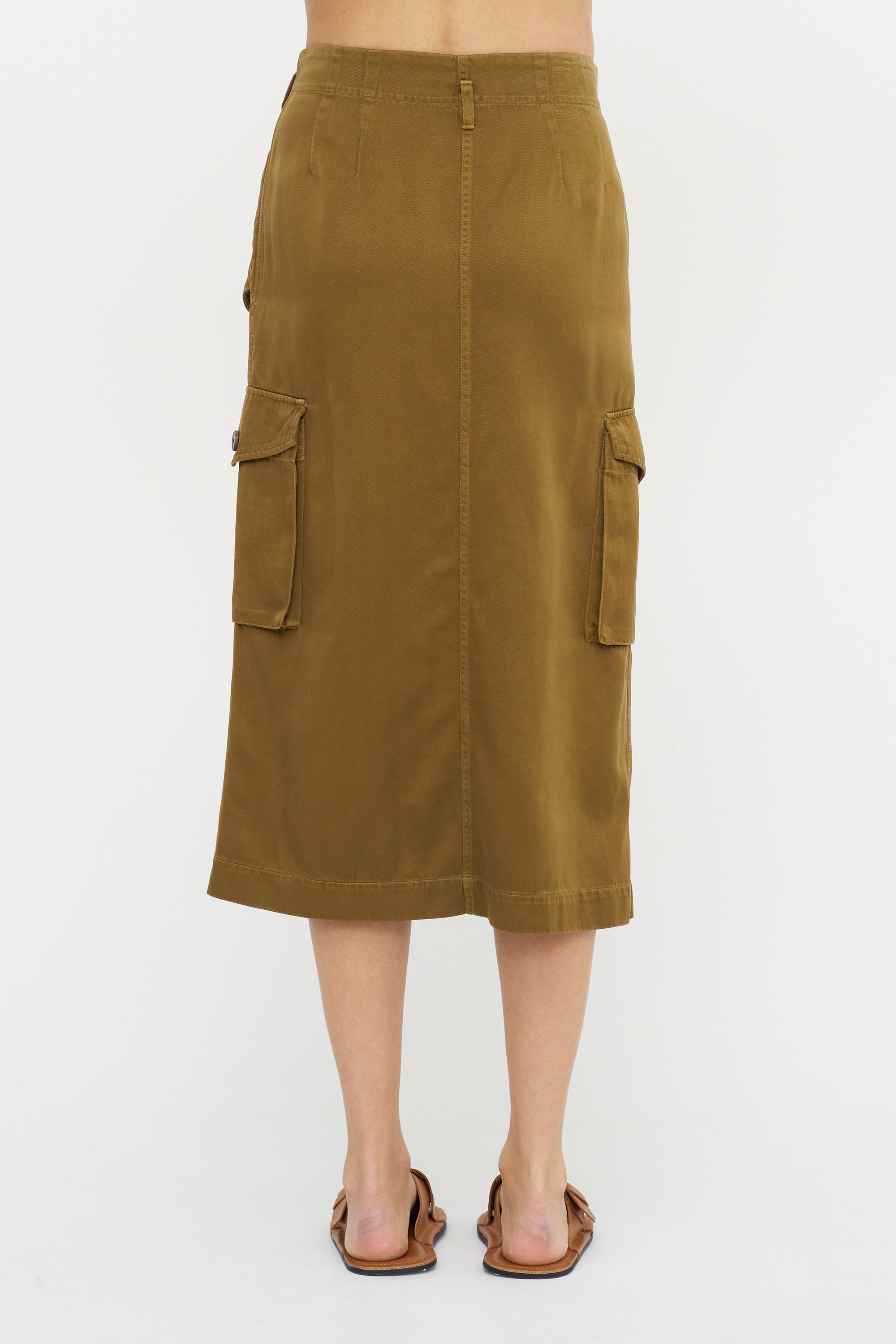Straight Skirt, Umber