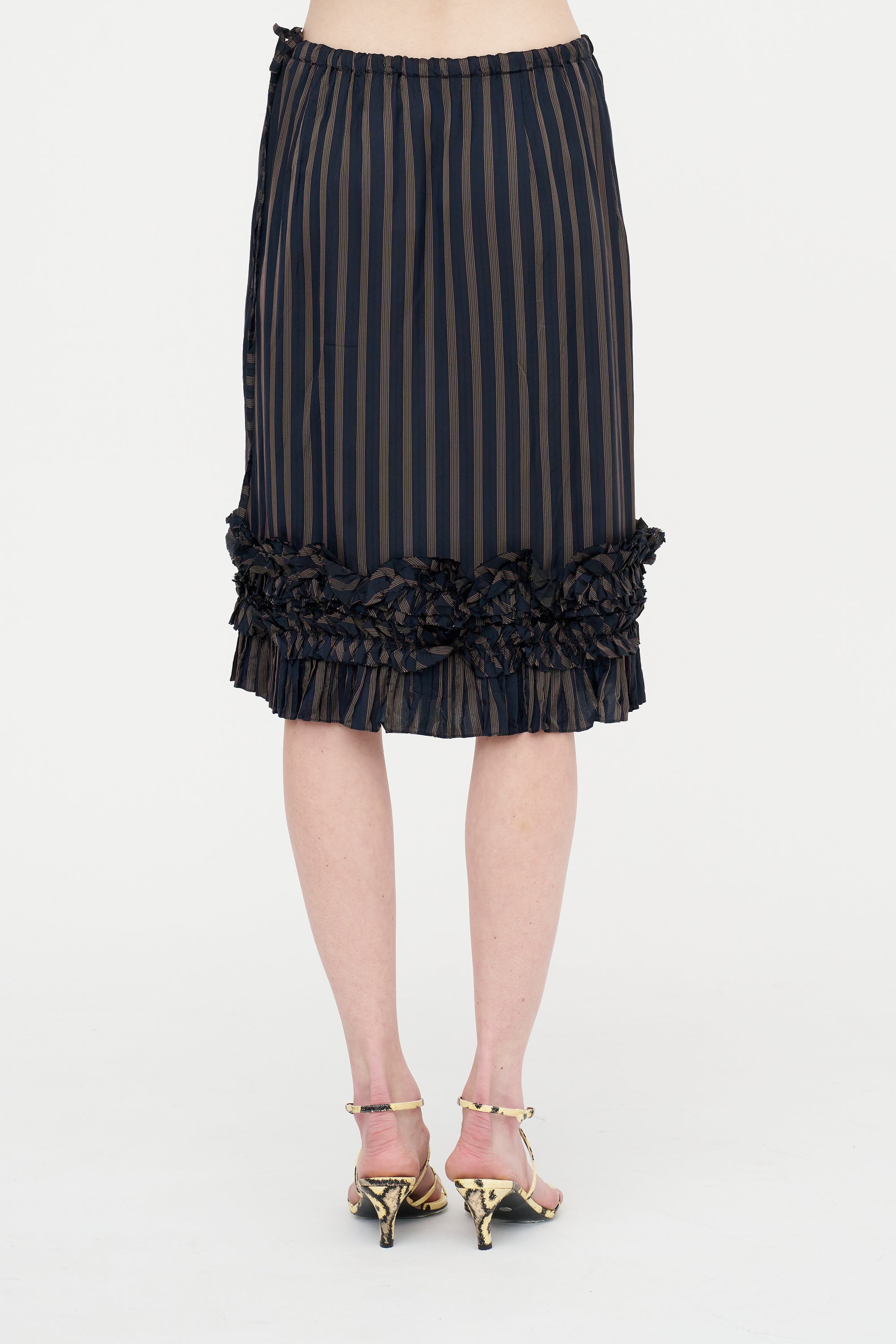 Stripe Skirt, Navy