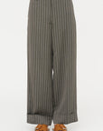 Wide Leg Trouser, Grey