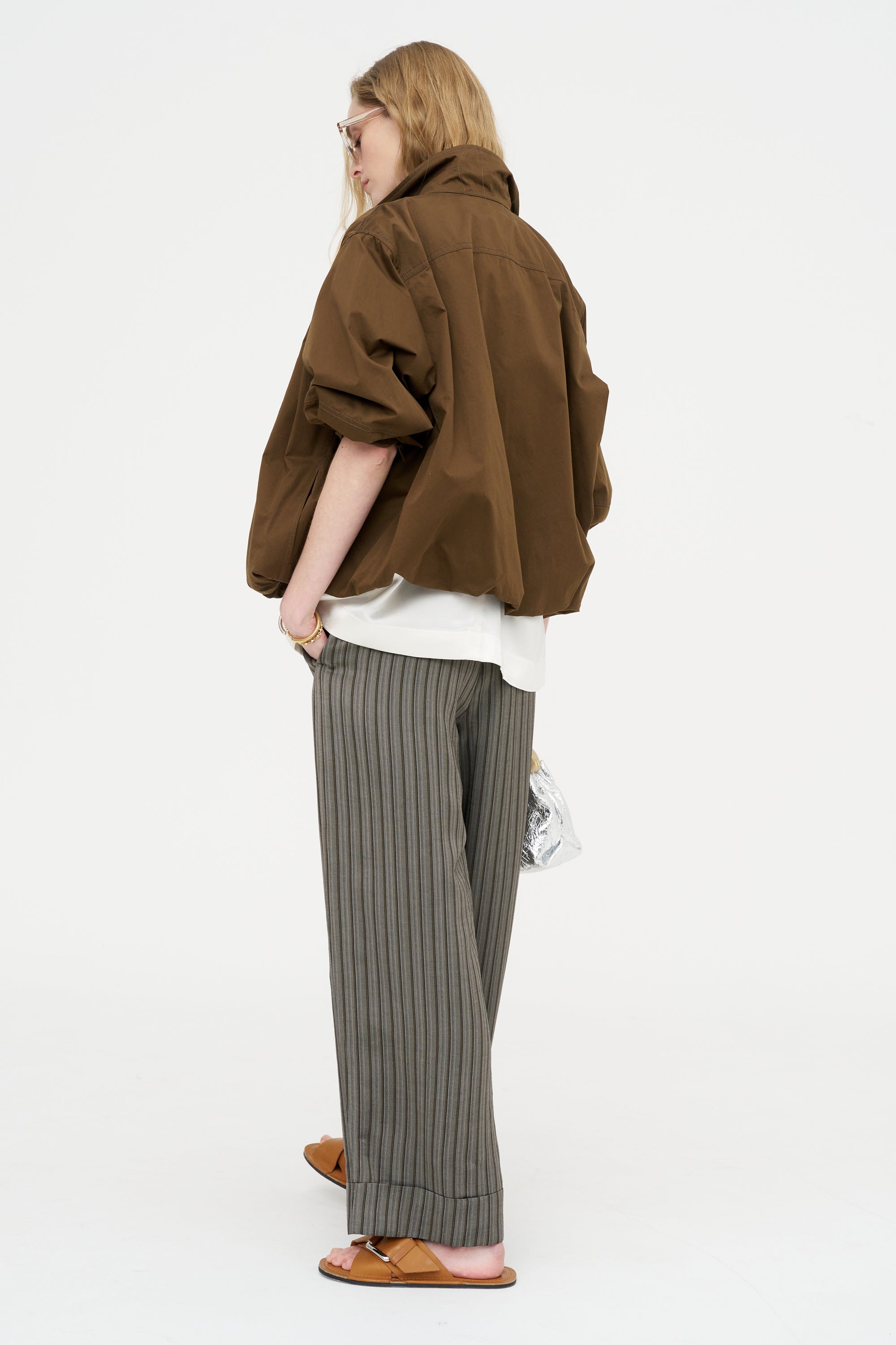 Wide Leg Trouser, Grey