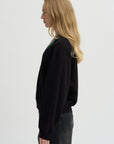 Layered V-Neck Sweatshirt