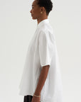 Wide Back Shirt, White