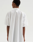 Wide Back Shirt, White