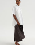 Wide Back Shirt, White