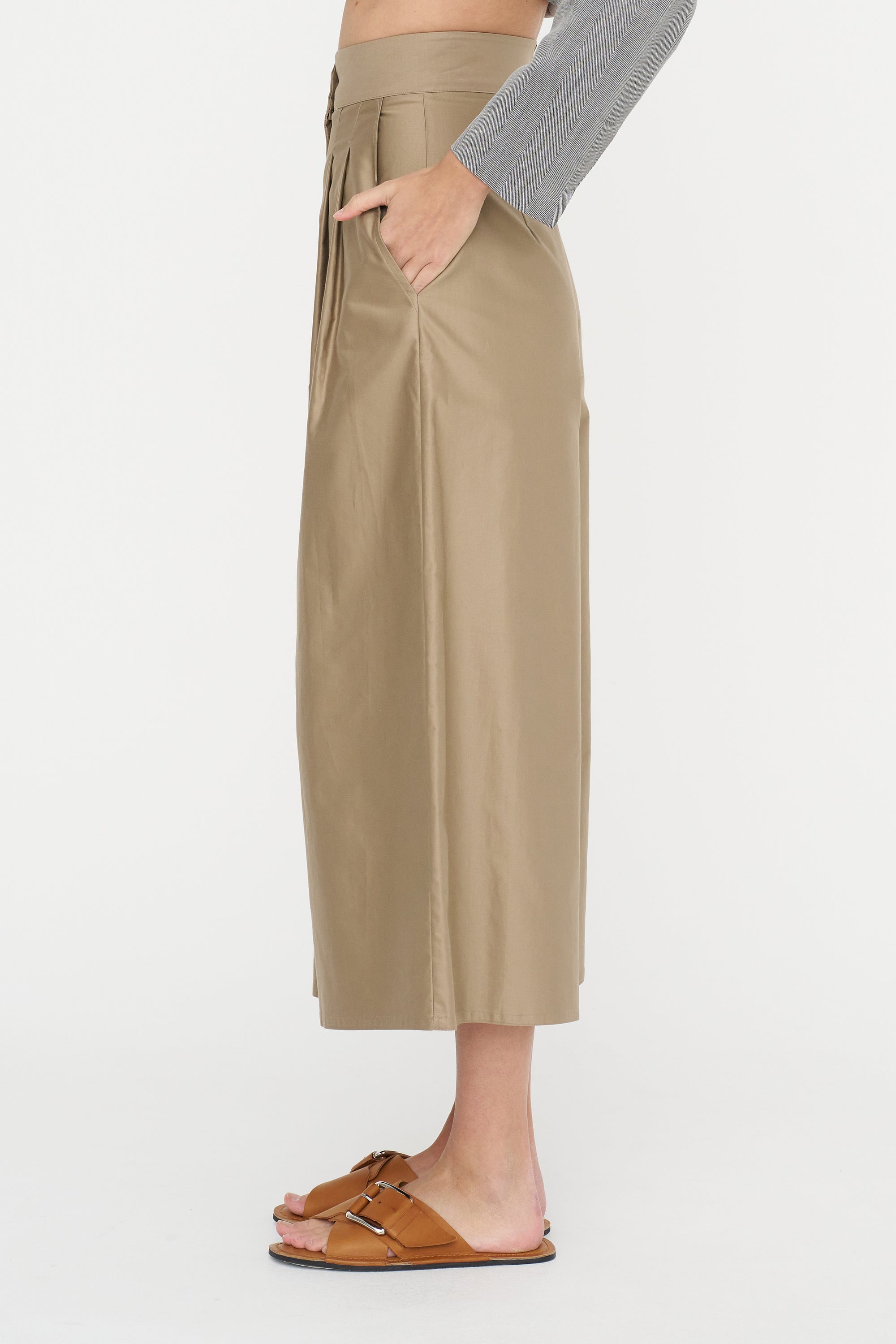 High Waist Pants - Rasatello, Chino