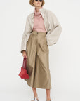 Short Jacket with Cimossa, Natural