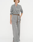 Loose Blazer - Fischgrat, Silver Grey
