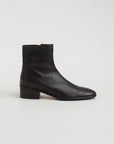 Ankle Zip Boot, Fondente