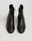 Ankle Zip Boot, Fondente