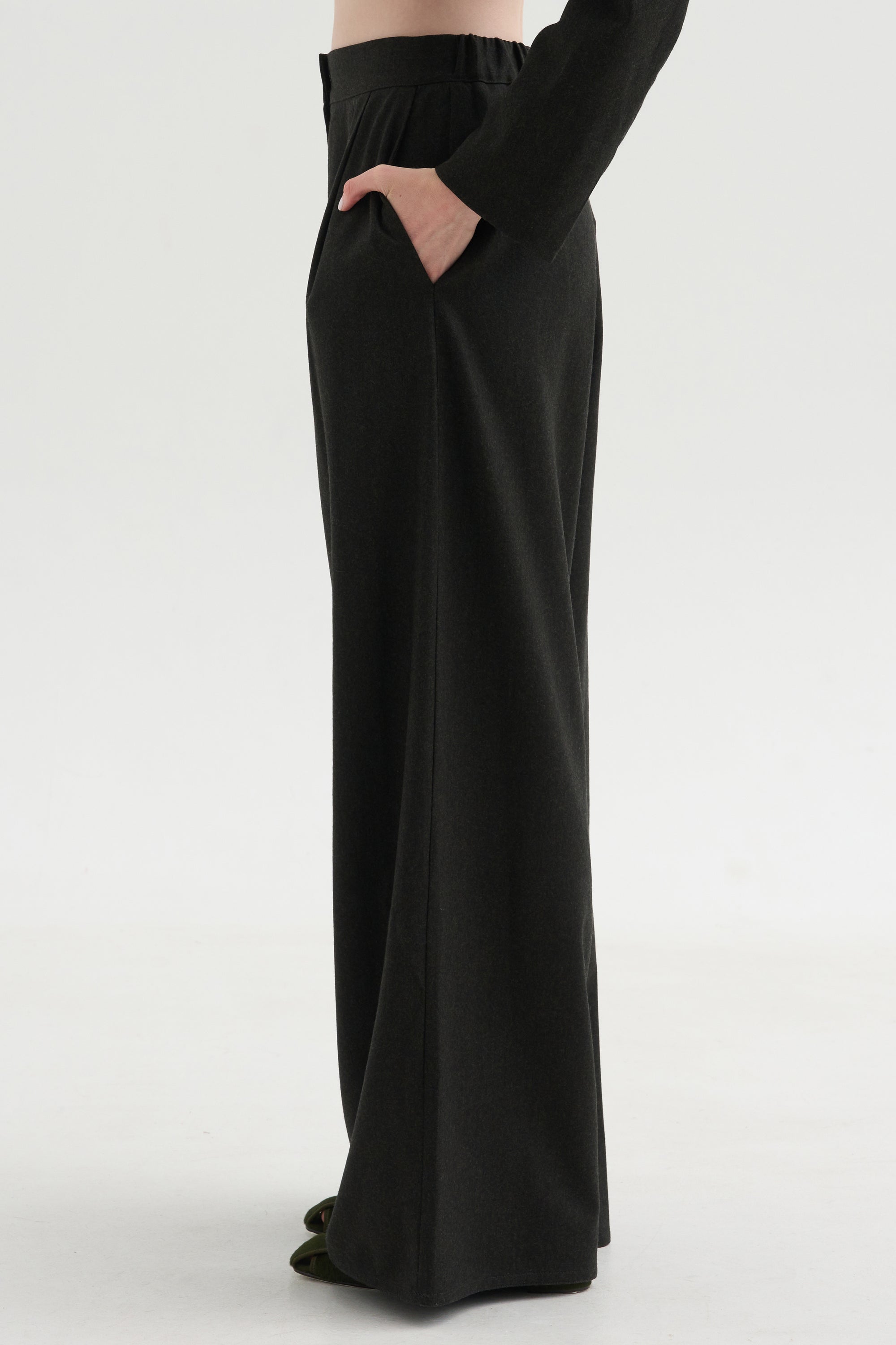 Full Pants Flanella, Moss