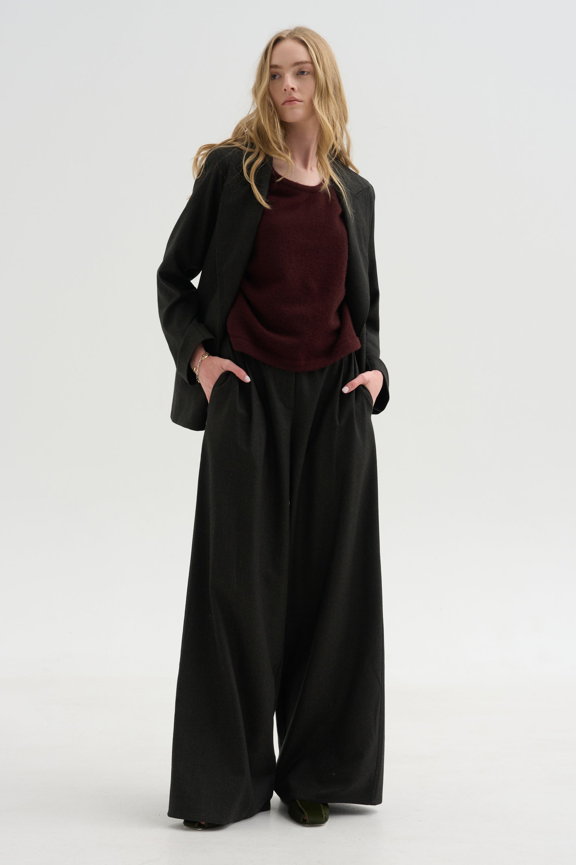Full Pants Flanella, Moss
