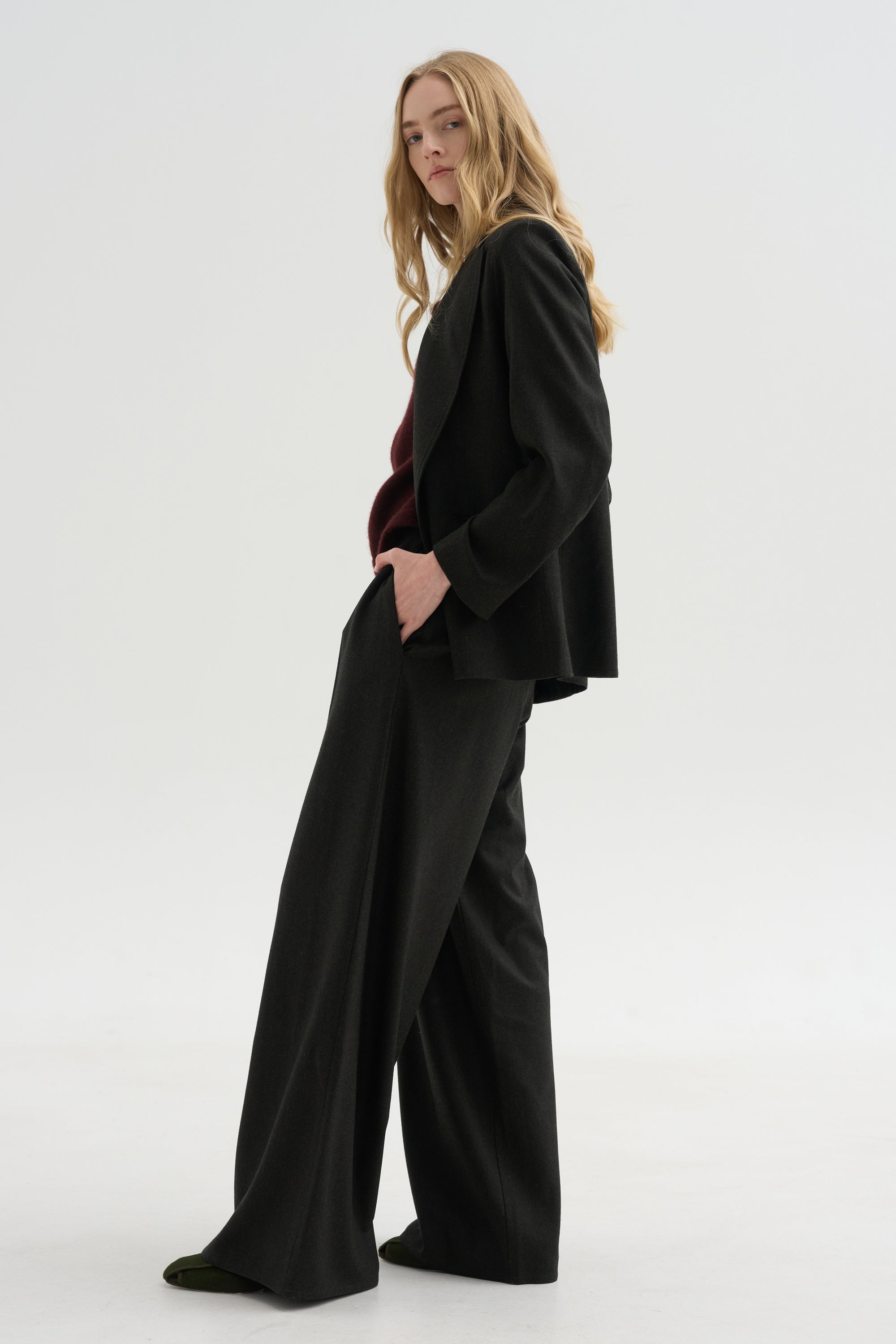 Full Pants Flanella, Moss