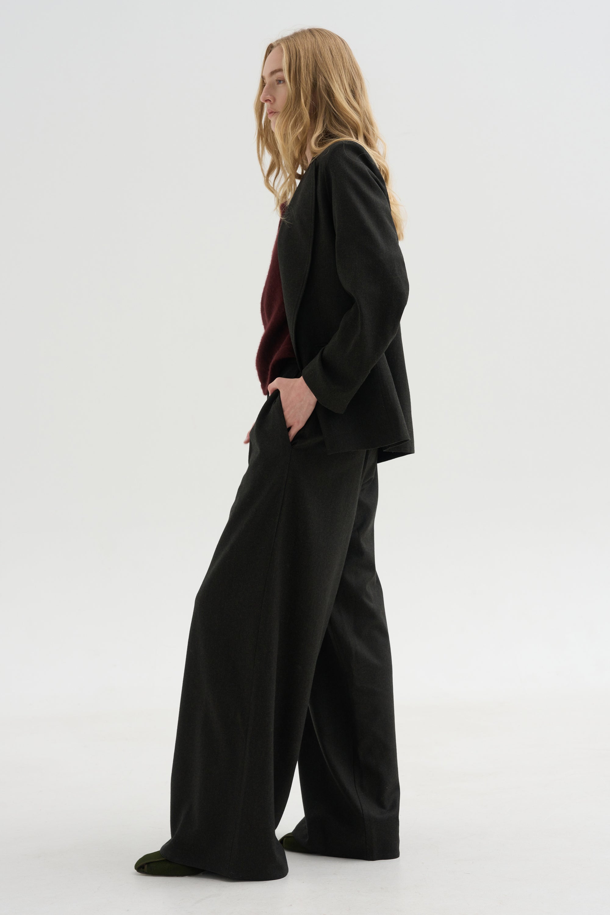 Full Pants Flanella, Moss