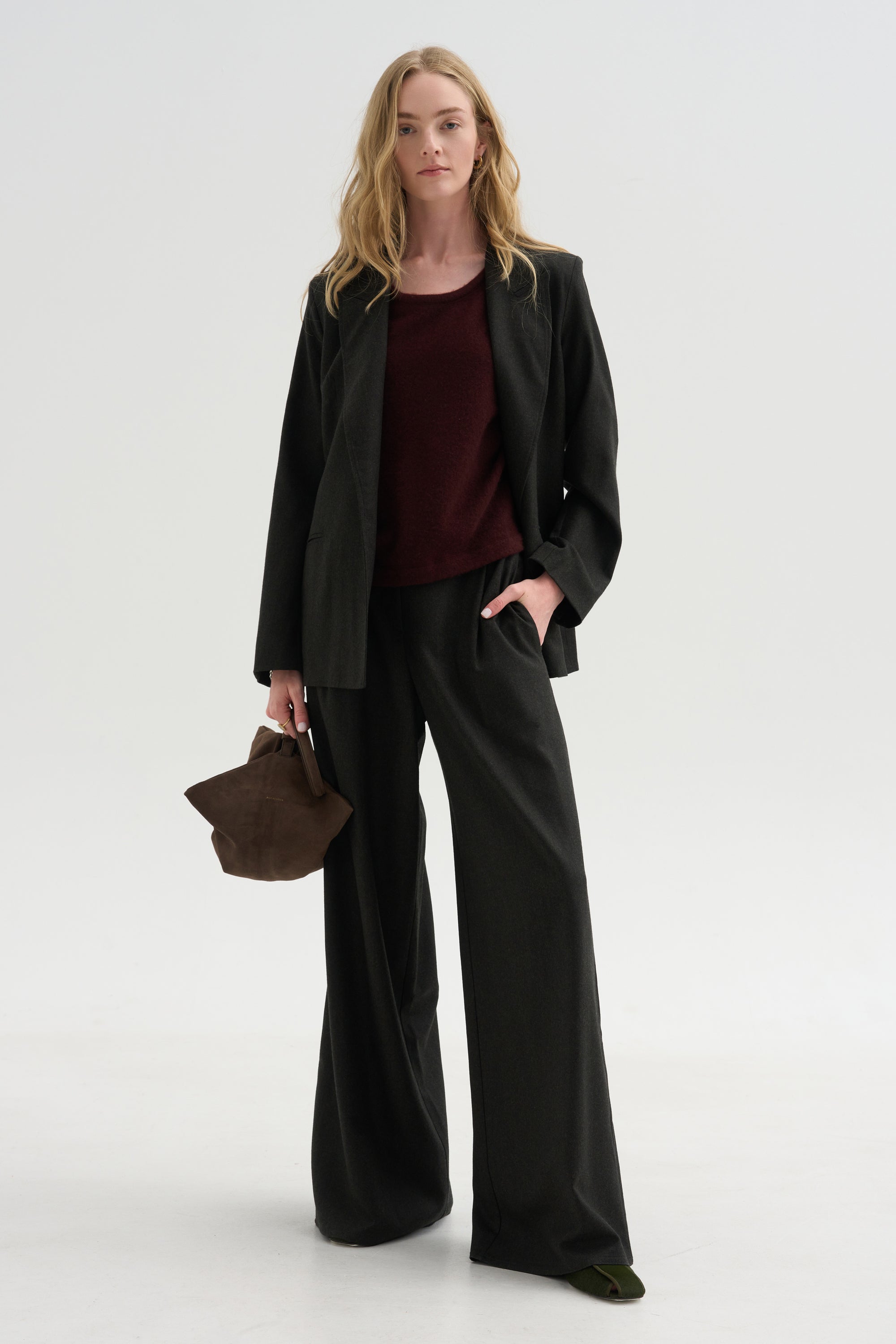 Full Pants Flanella, Moss