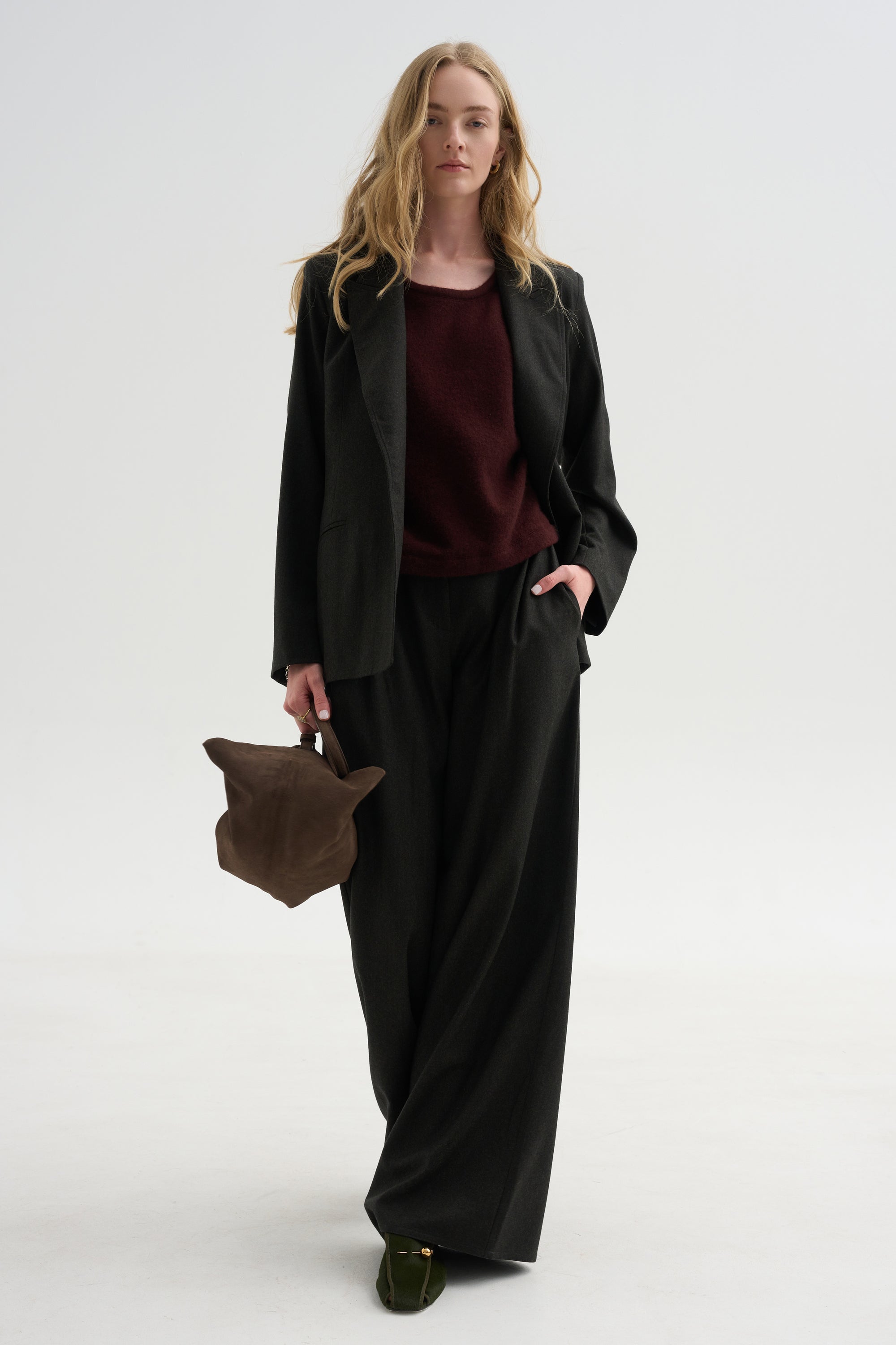 Full Pants Flanella, Moss