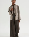 Full Pants - Spigato, Dark Taupe